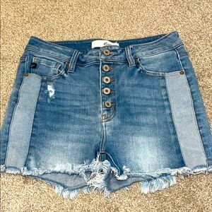 Women's Blue Denim Shorts